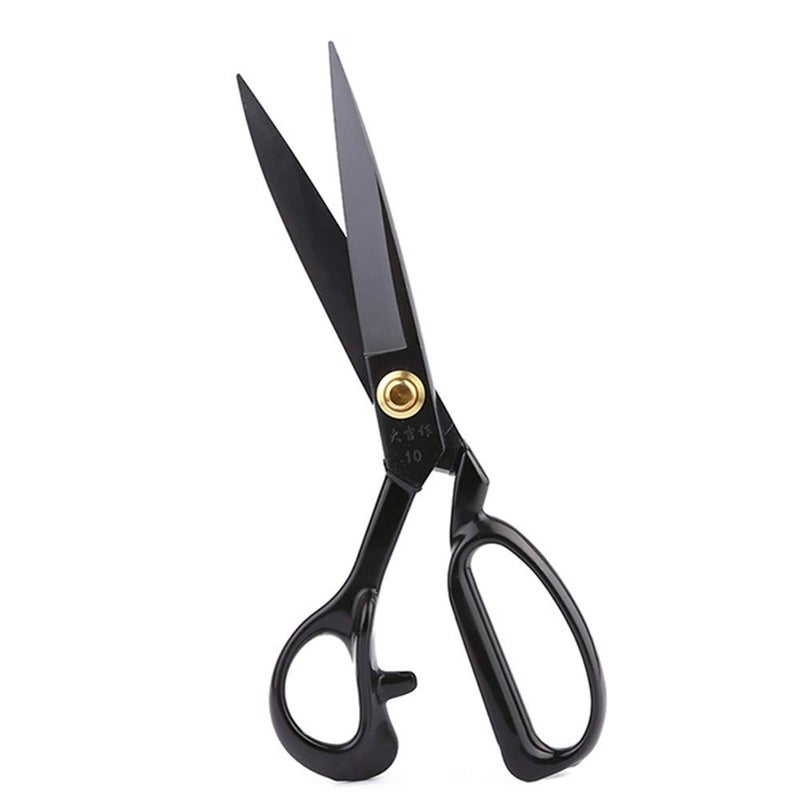 SMITH CHU Left Handed Dressmaking Scissors 10 inch - Professional Heavy Duty Industrial Strength Tailor Shears for Fabric Leather Sewing Best for Artists, Tailors and Dressmakers (10 inch left hand) - Image 2